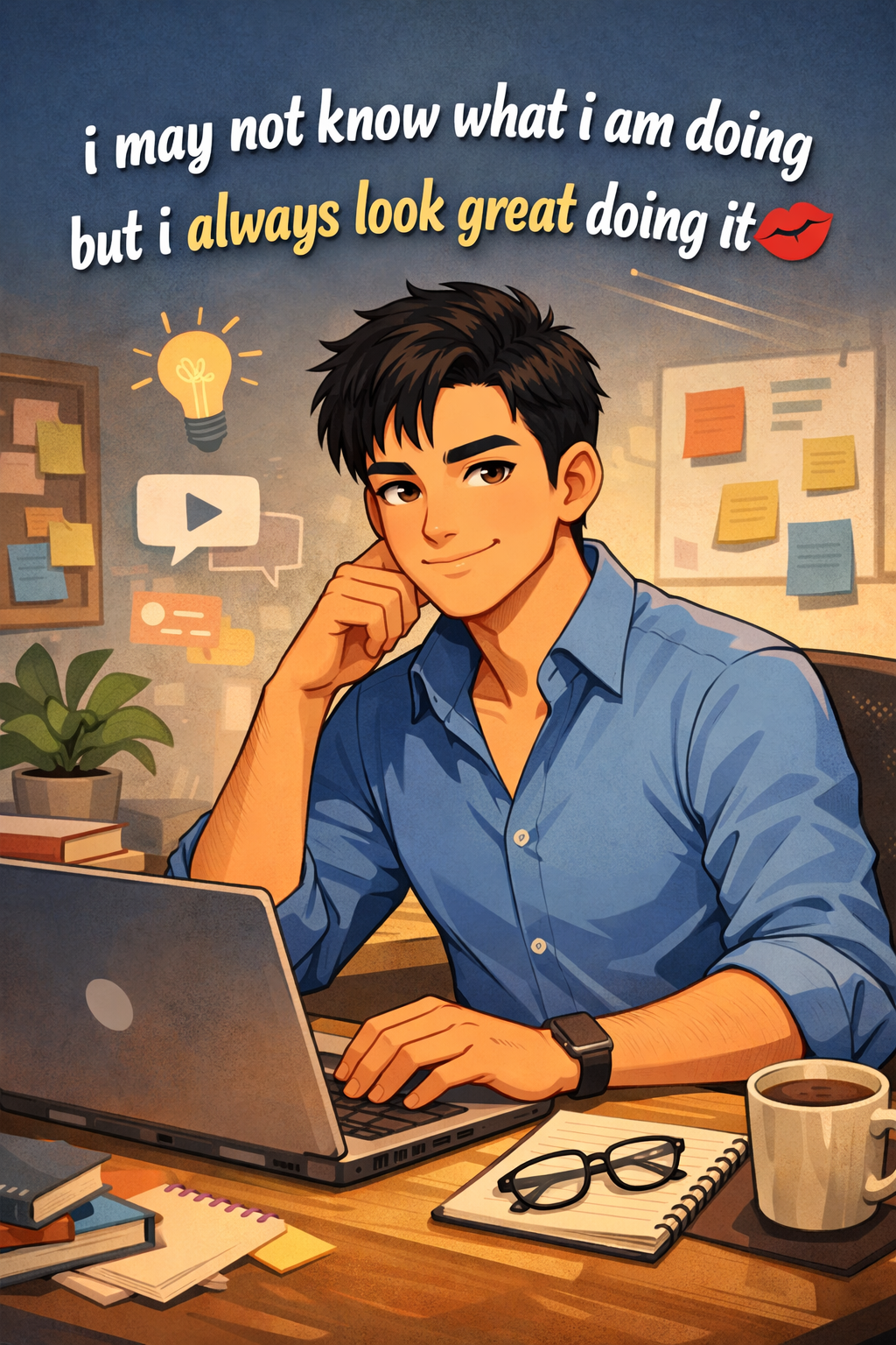 Me, but with muscles :V